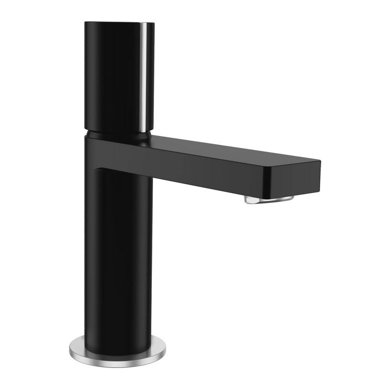 Agua Canada ROMANCIA Matte Black Square Bassin Faucet