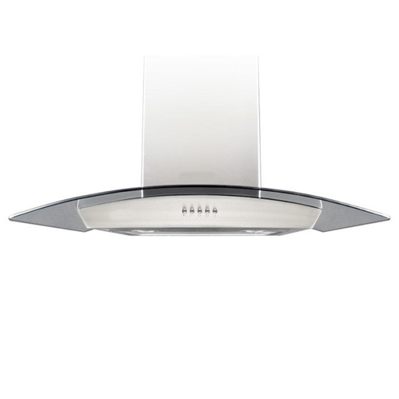 Agua Canada 30" Wall Mounted Range Hood W Round Glass 500 CFM - HAMELIN