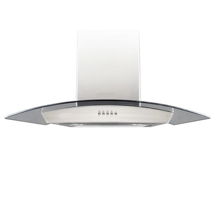 Agua Canada Wall Mounted Range Hood W Round Glass 500 CFM - HAMELIN