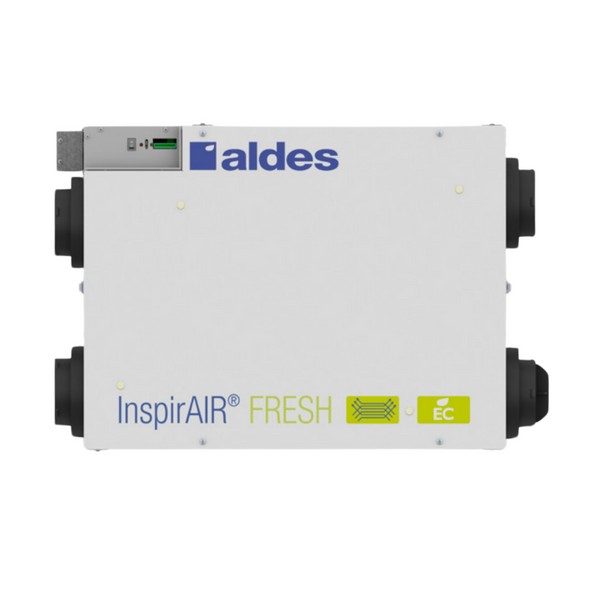 Aldes InspirAIR FRESH EK120-HF-N Energy Recovery Ventilator — Rise