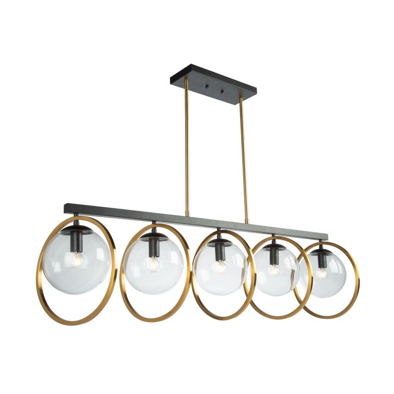 Artcraft Lighting Lugano 5 Light Island Light AC10896VB