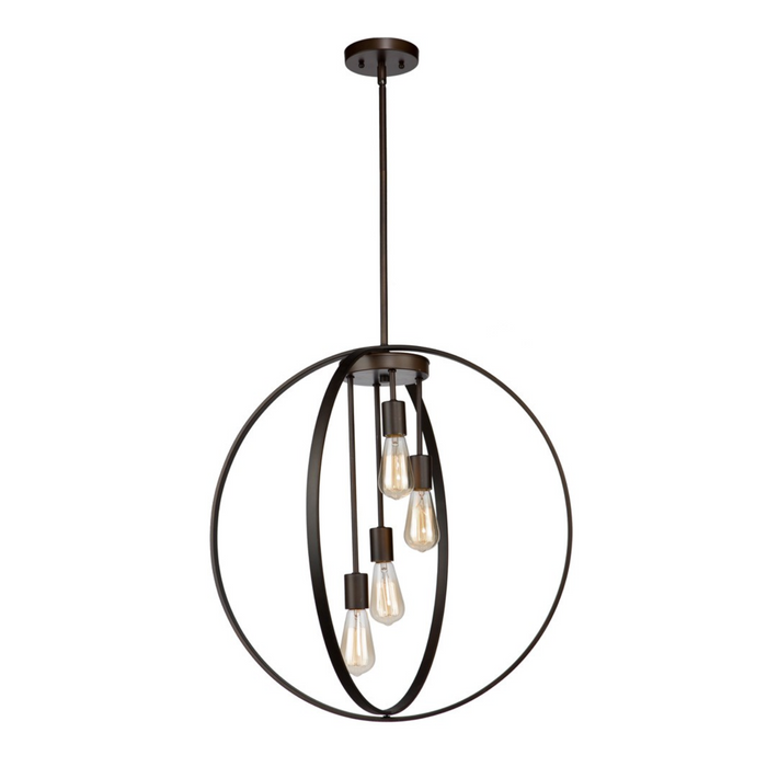 Artcraft Lighting Newport 4-Light Chandelier AC10884OB