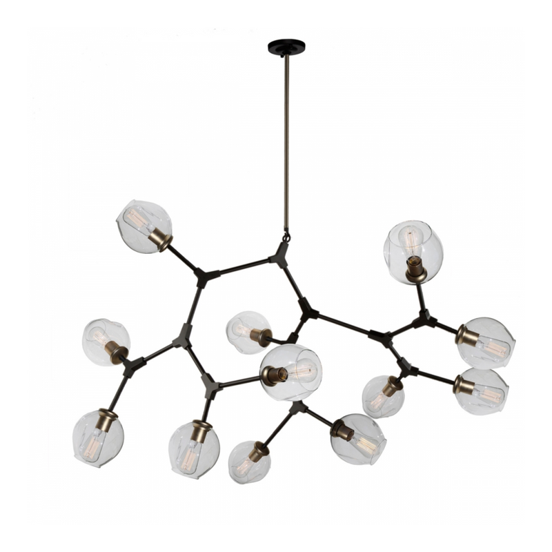 Artcraft Lighting Organic 12-Light Chandelier JA14022VB