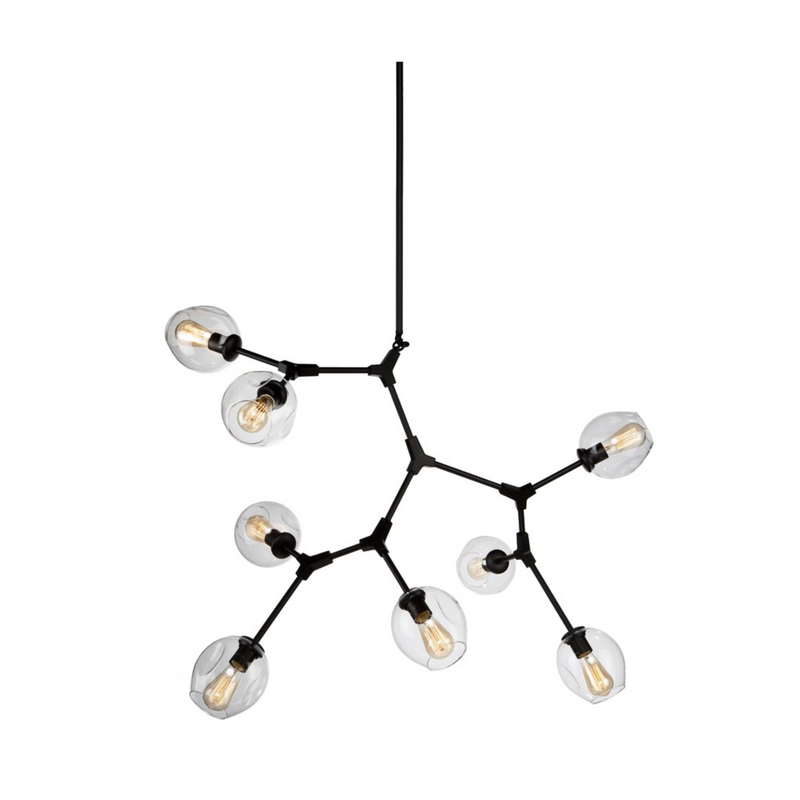 Artcraft Lighting Organic 8-Light Chandelier JA14028BK