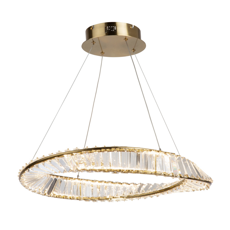 Artcraft Lighting Stella 40W LED Pendant Brushed Brass AC6720BB