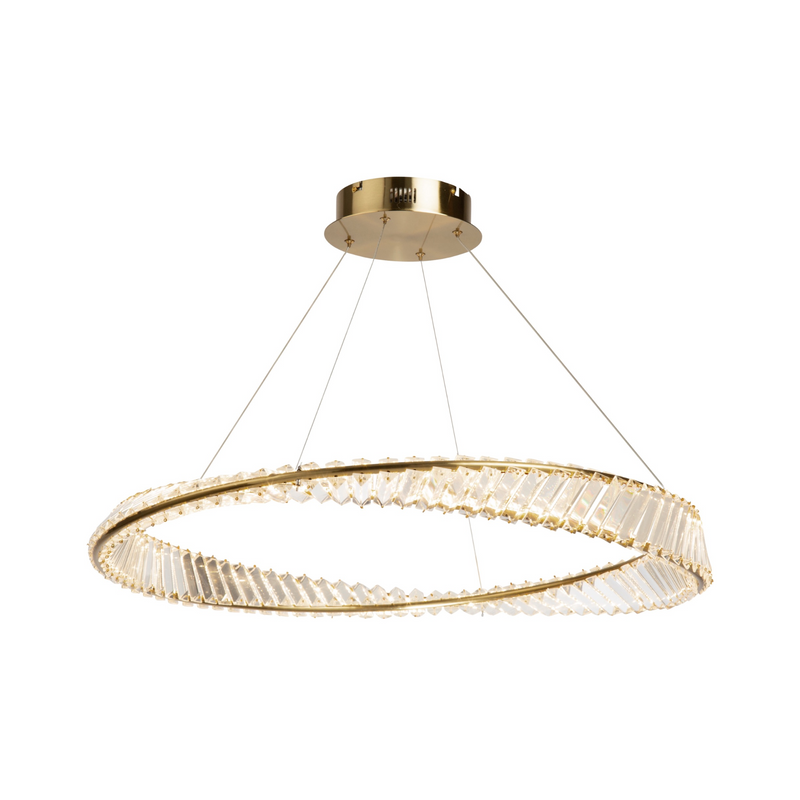 Artcraft Lighting Stella Collection Brushed Brass Pendant Light AC6721BB