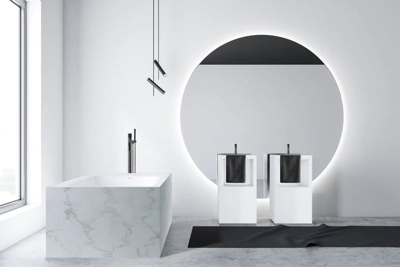 Agua Canada SALIA Industrial Freestanding Faucet