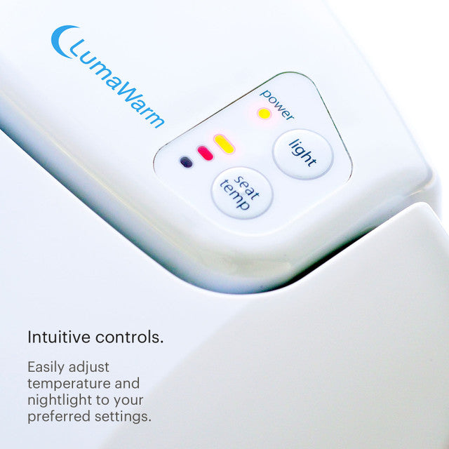 Brondell LumaWarm Heated Nightlight Toilet Seat