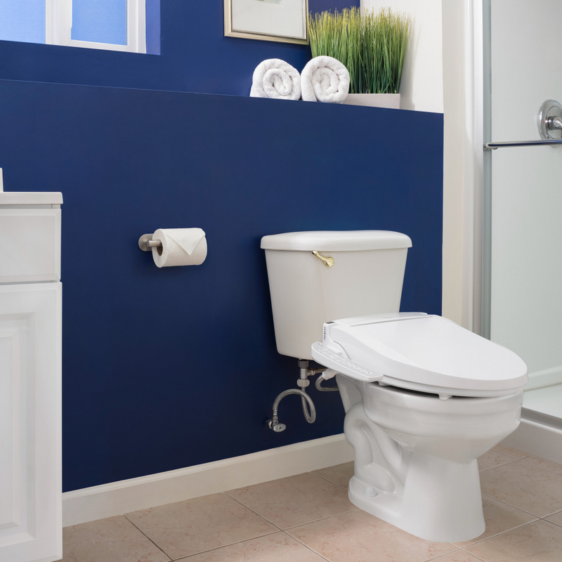 Brondell Swash DR801 Advanced Bidet Toilet Seat with Side Arm Control