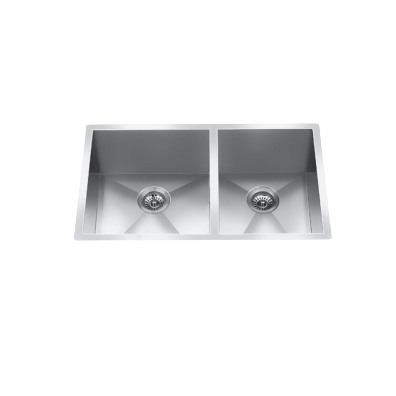 Craftx Undermount 23.5 x 21-in Brushed Satin Single Bowl Kitchen Sink - CXZD771