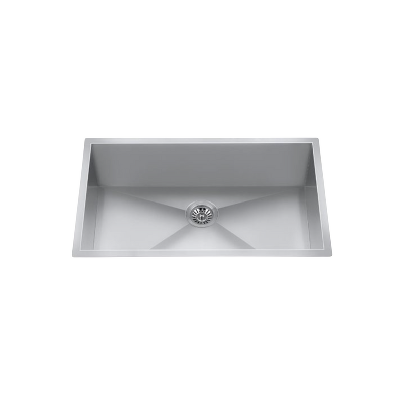 Craftx Undermount 32 x 18.88-in Brushed Satin Single Bowl Kitchen Sink - CXZS771