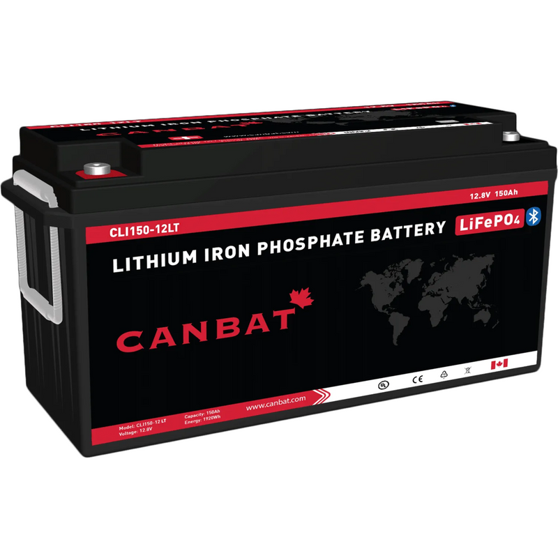 Canbat 12V 150Ah Cold Weather LiFePO4 Lithium Battery - CLI150-12LT