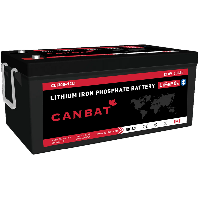 Canbat 12V 300Ah Cold Weather LiFePO4 Lithium Battery - CLI300-12LT