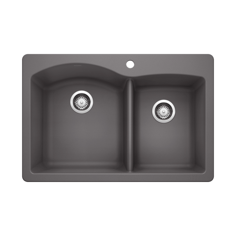 Blanco DIAMOND 1¾ Bowl SILGRANIT Drop-In Kitchen Sink