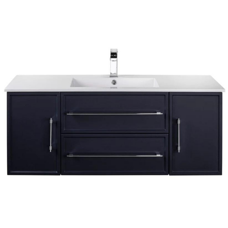 Cutler Milano 48” Blue Wall Mount Shaker Vanity FV BLUE48MS