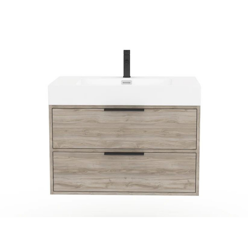 Cutler Savoy 30" Silk Modern Wall Mount Vanity FV SILK30