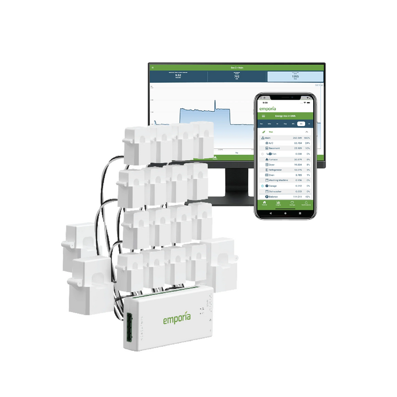 Emporia 3-Phase Vue 3 Energy Management Hub & Monitor