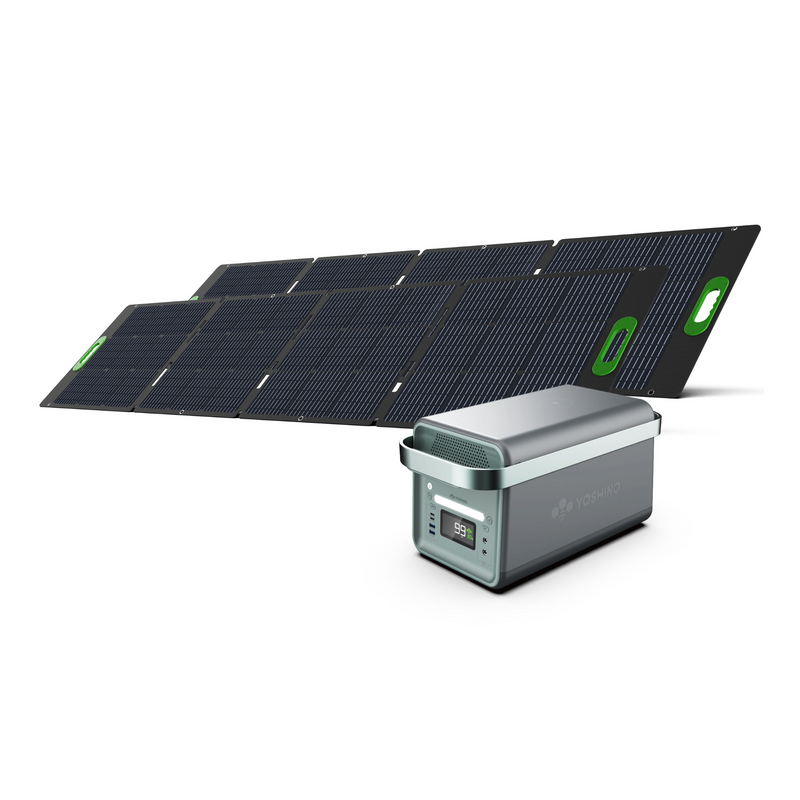 Yoshino B2000 Power Station with 2xSP200 Solar Panel - DTA-K20SP22