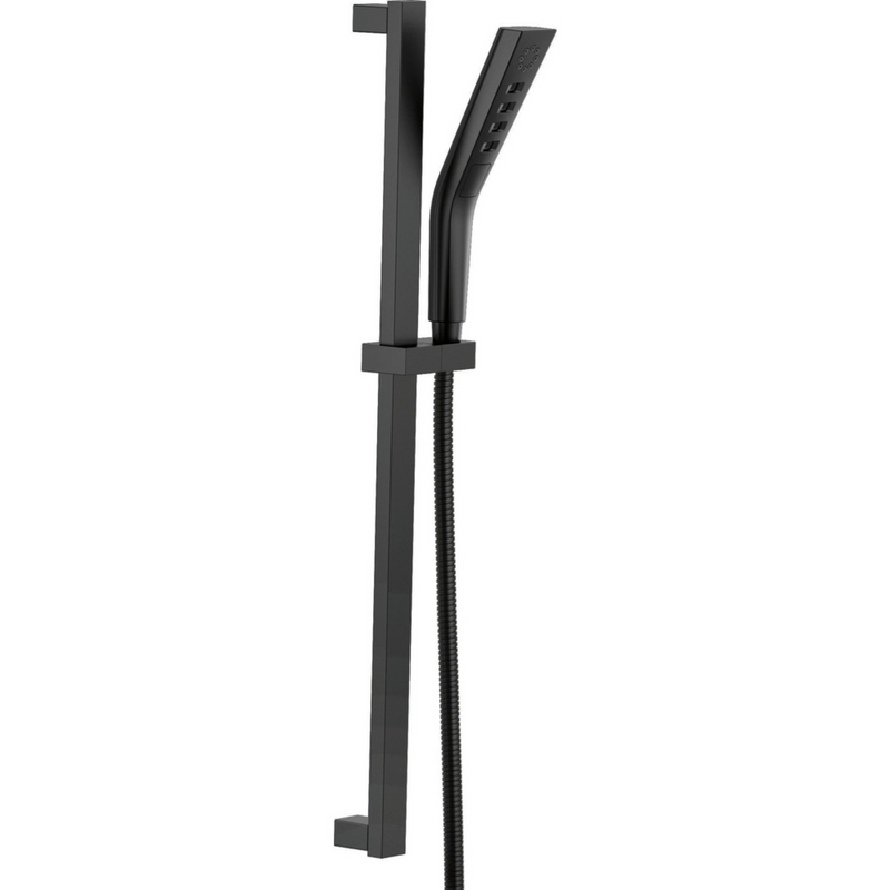 Delta 3-Setting H2OKinetic Slide Bar Handshower - Matte Black