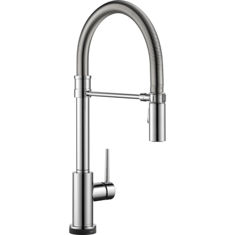 Delta Trinsic Single Handle Pull-down Kitchen Faucet With Spring Spout With Touch2O