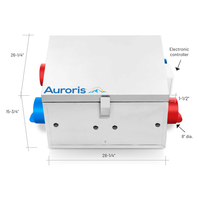 Auroris Solas EHO-500 Energy Recovery Ventilator Bundle
