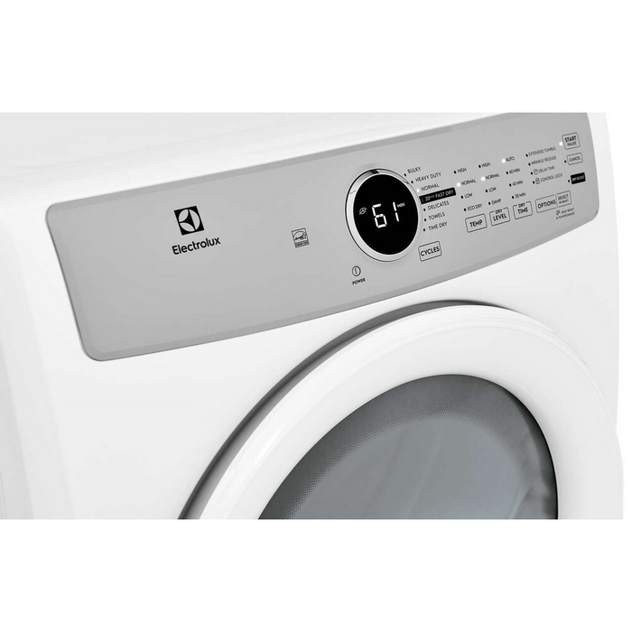 Electrolux Front Load Electric Dryer – 8.0 Cu. Ft. ELFE733CAW
