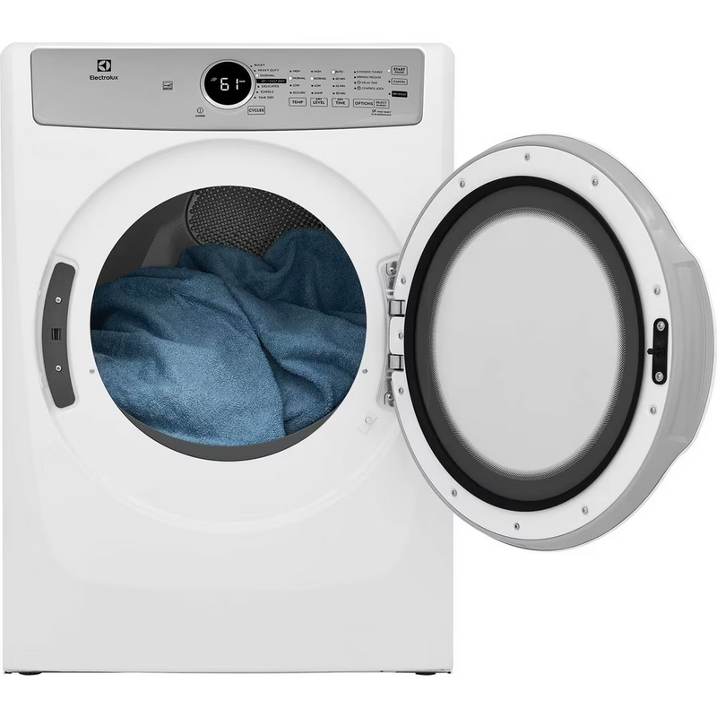 Electrolux Front Load Electric Dryer – 8.0 Cu. Ft. ELFE733CAW