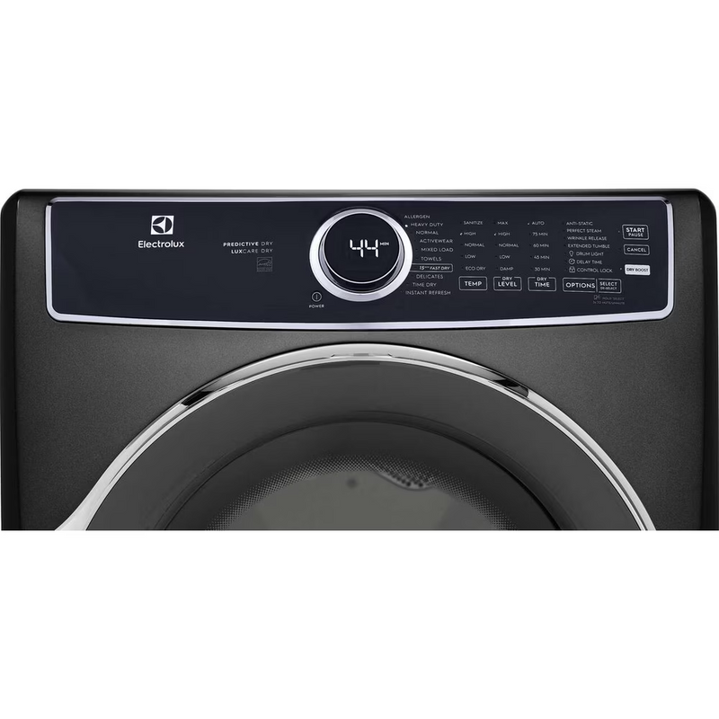 Electrolux Front Load Perfect Steam™ Electric Dryer with Predictive Dry™ and Instant Refresh – 8.0 Cu. Ft. ELFE753CAT