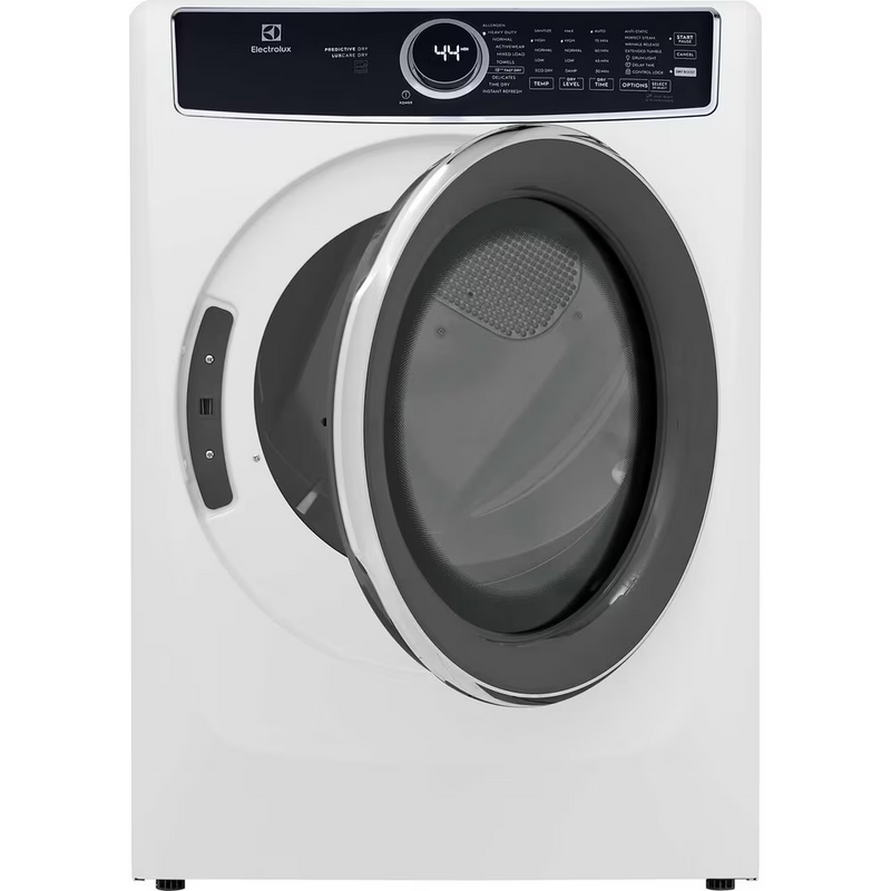 Electrolux Front Load Perfect Steam™ Electric Dryer with Predictive Dry™ and Instant Refresh – 8.0 Cu. Ft. ELFE753CAW