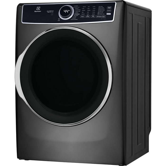 Electrolux Front Load Perfect Steam™ Electric Dryer with Balanced Dry™ and Instant Refresh – 8.0 Cu. Ft. ELFE763CAT