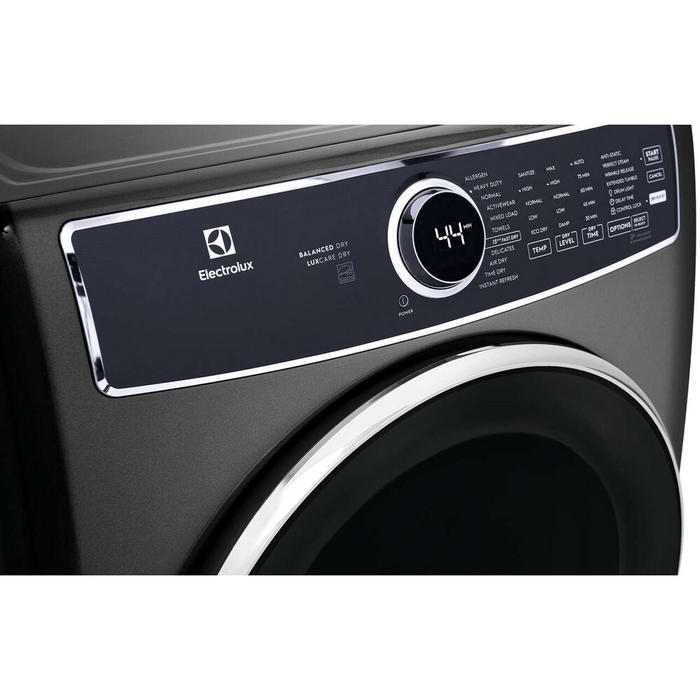 Electrolux Front Load Perfect Steam™ Electric Dryer with Balanced Dry™ and Instant Refresh – 8.0 Cu. Ft. ELFE763CAT