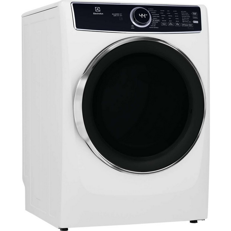 Electrolux Front Load Perfect Steam™ Electric Dryer with Balanced Dry™ and Instant Refresh – 8.0 Cu. Ft. ELFE763CAW