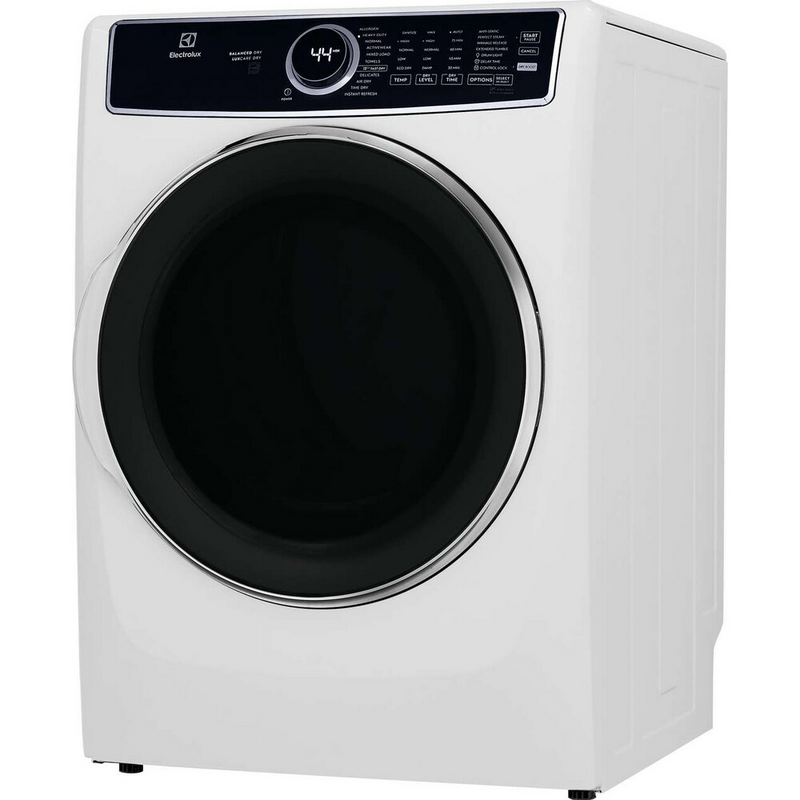 Electrolux Front Load Perfect Steam™ Electric Dryer with Balanced Dry™ and Instant Refresh – 8.0 Cu. Ft. ELFE763CAW