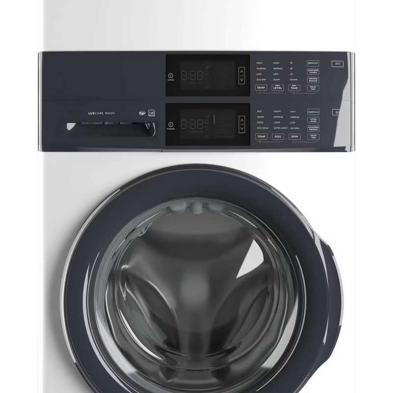 Electrolux Laundry Tower™ Single Unit Front Load 5.1 Cu. Ft. I.E.C Washer and 8 Cu. Ft. Electric Dryer ELTE730CAW