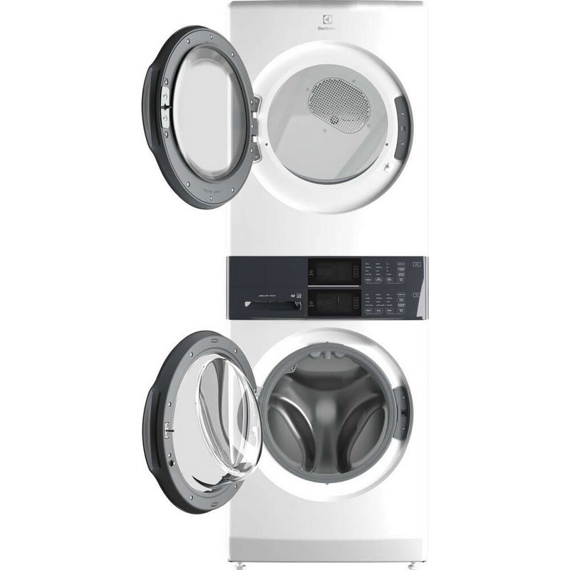 Electrolux Laundry Tower™ Single Unit Front Load 5.1 Cu. Ft. I.E.C Washer and 8 Cu. Ft. Electric Dryer ELTE730CAW