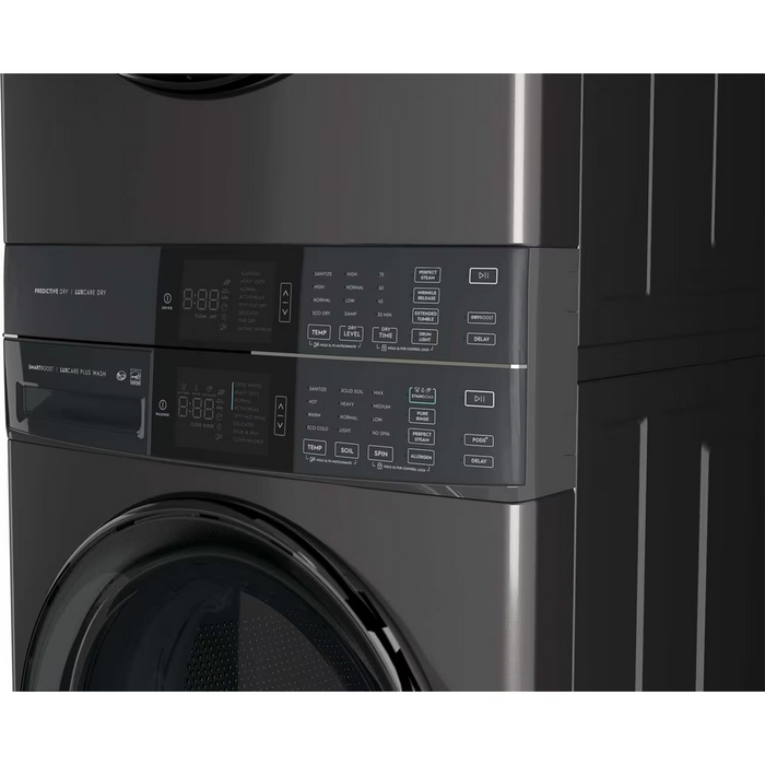 Electrolux Laundry Tower™ Single Unit Front Load 5.2 Cu. Ft. I.E.C Washer and 8 Cu. Ft. Electric Dryer ELTE760CAT