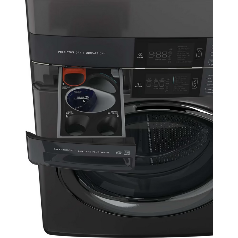 Electrolux Laundry Tower™ Single Unit Front Load 5.2 Cu. Ft. I.E.C Washer and 8 Cu. Ft. Electric Dryer ELTE760CAT
