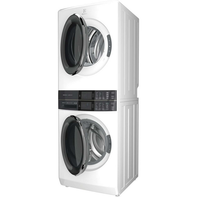 Electrolux Laundry Tower™ Single Unit Front Load 5.2 Cu. Ft. I.E.C Washer and 8 Cu. Ft. Electric Dryer ELTE760CAW
