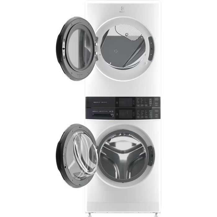 Electrolux Laundry Tower™ Single Unit Front Load 5.2 Cu. Ft. I.E.C Washer and 8 Cu. Ft. Electric Dryer ELTE760CAW