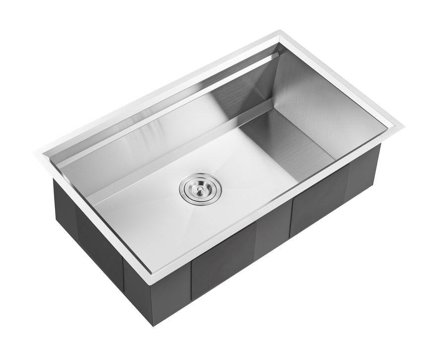 Agua Canada EMPIRE Single Bowl 32’’X19’’ Undermount Kitchen Sink With Accessories