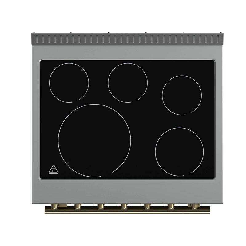 Forno PAOLO 30" Freestanding Electric Range in Black - FFSEL6011-30BLK