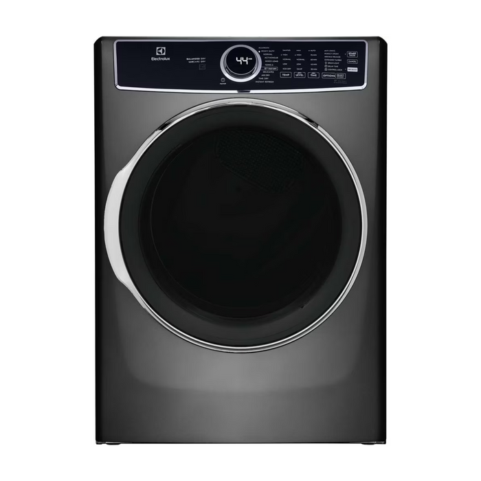 Electrolux Front Load Perfect Steam™ Electric Dryer with Balanced Dry™ and Instant Refresh – 8.0 Cu. Ft. ELFE763CAT