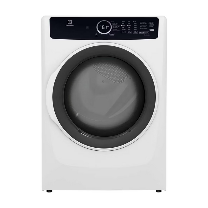 Electrolux Front Load Perfect Steam™ Electric Dryer with Instant Refresh – 8.0 Cu. Ft. ELFE743CAW