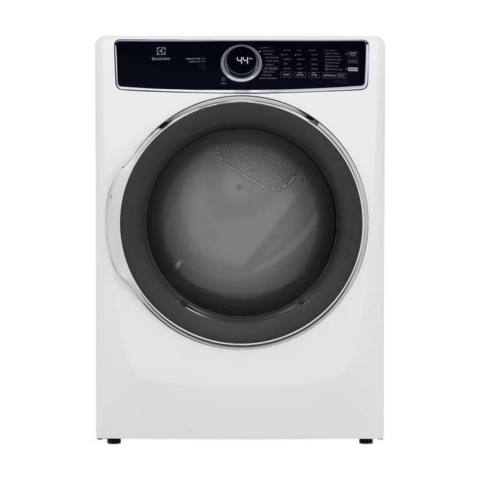 Electrolux Front Load Perfect Steam™ Electric Dryer with Predictive Dry™ and Instant Refresh – 8.0 Cu. Ft. ELFE753CAW