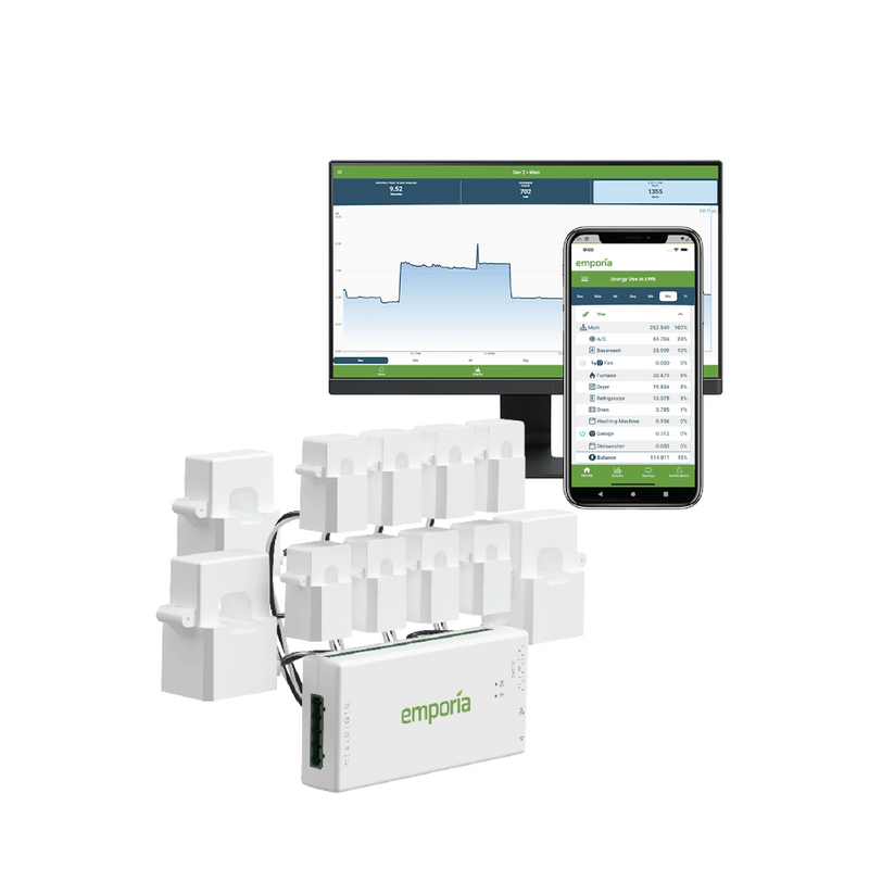 Emporia 3-Phase Vue 3 Energy Management Hub & Monitor