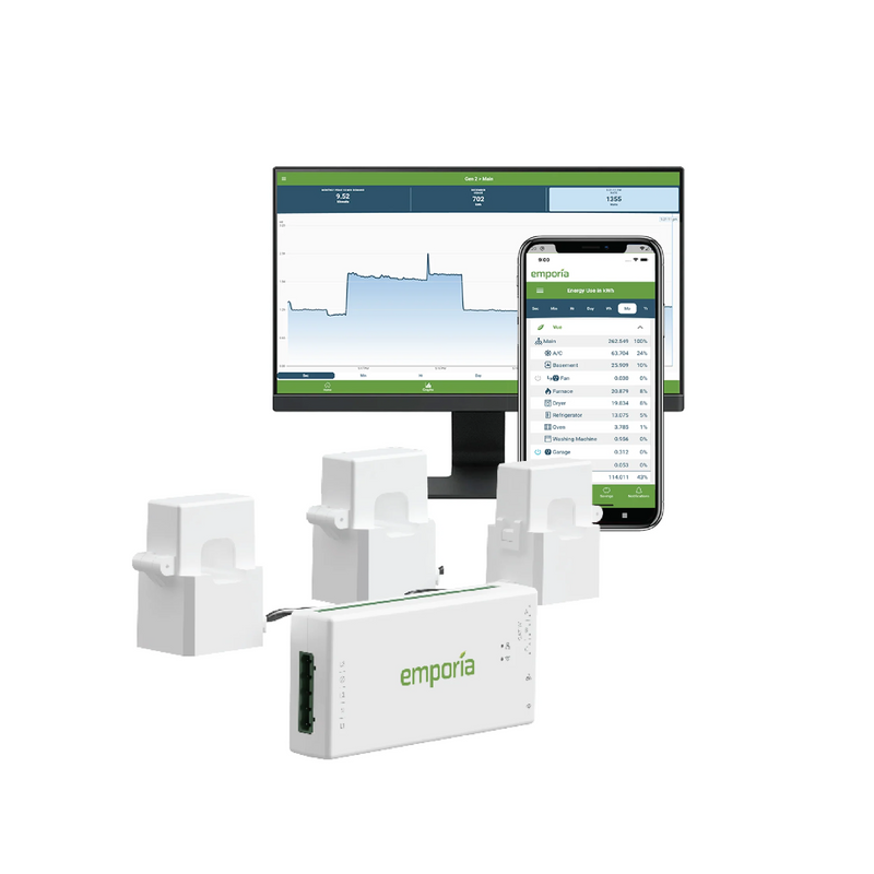 Emporia 3-Phase Vue 3 Energy Management Hub & Monitor