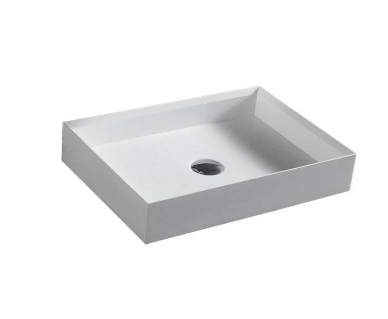 Agua Canada FALUM 16’’X24’’ Rectangular Solid Surface Vessel Sink