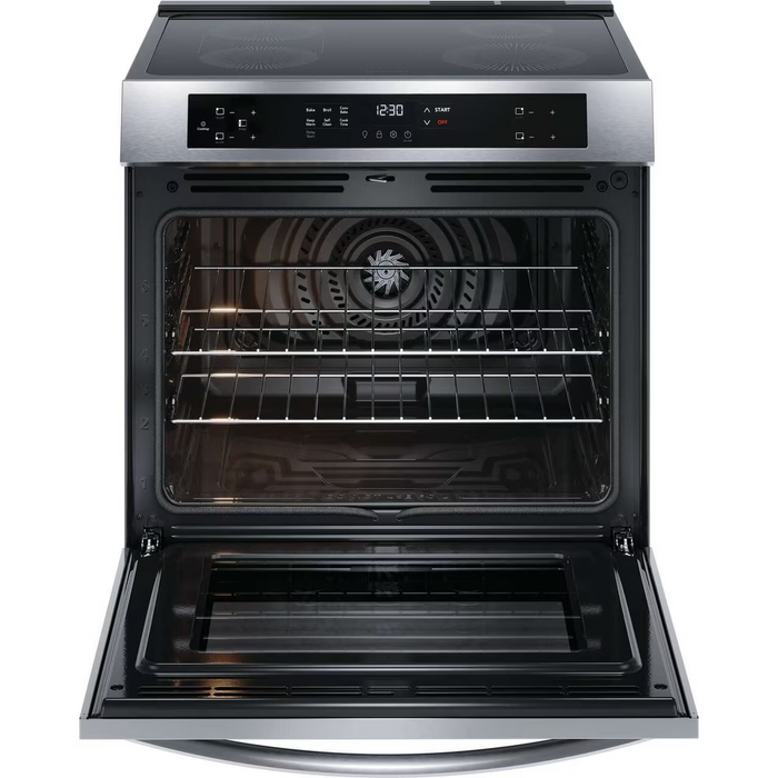 Frigidaire 30" Front Control Induction Range with Convection Bake FCFI308CAS