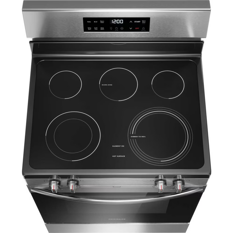 Frigidaire 30" Electric Range with the EvenTemp™ FCRE306CAS