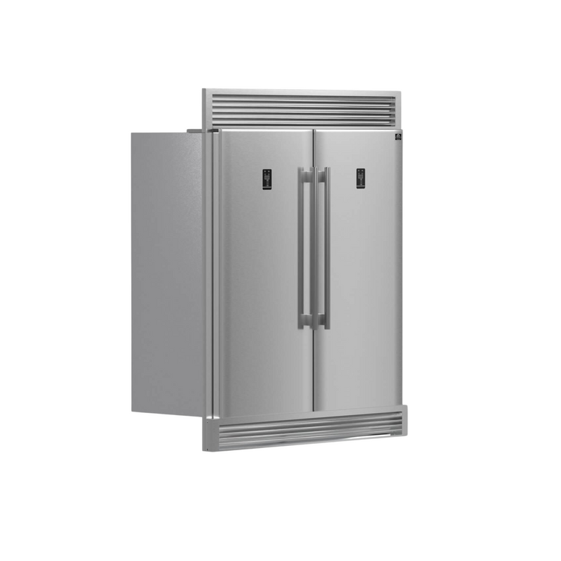 Forno RIZZUTO 2-Piece 56" Convertible Refrigerator 27.6 cu.ft - FFFFD1933-60S